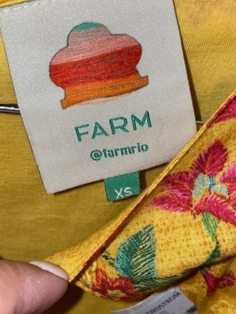 FARM‎ RIO Yellow Floral Maxi Dress Size XS - Picture 3 of 14
